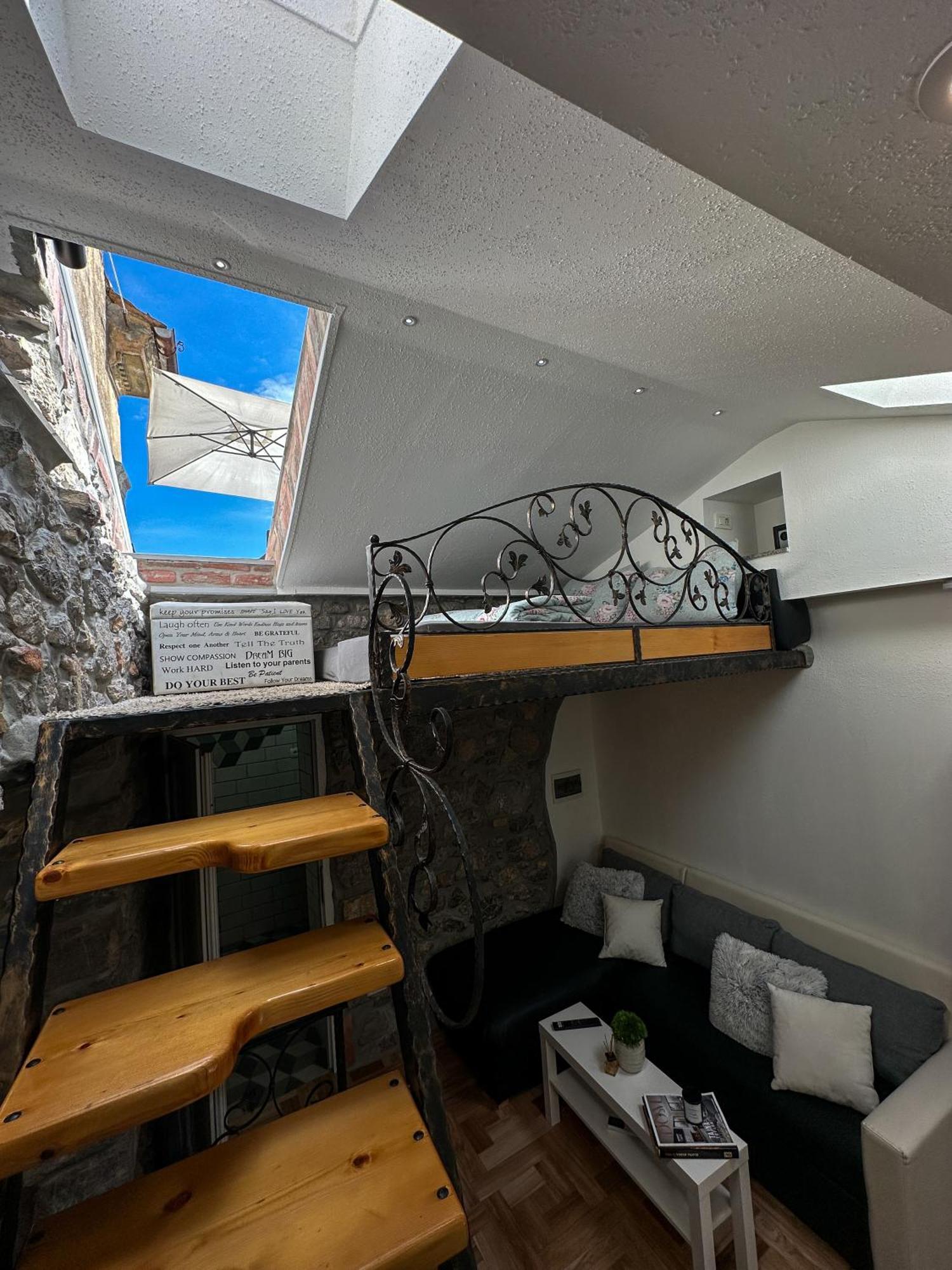 Villa Volos Apartment Karmen With Roof Terrace, Sea View, Free Private Parking オパティヤ エクステリア 写真